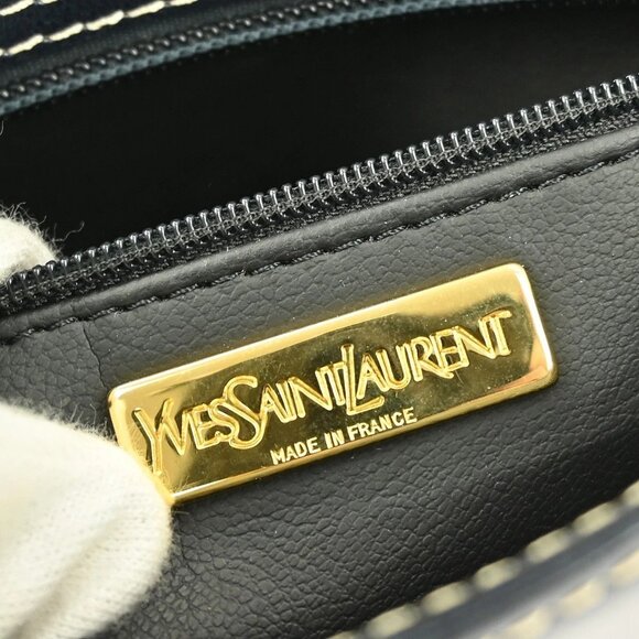 YVES SAINT LAURENT NAVY SHOULDER BAG NQ02521 BN02 - Picture 5 of 9